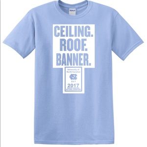 UNC Ceiling Roof Banner Michael Jordan Tee